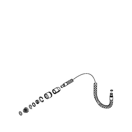 Kohler Hose Kit 1074407-CP